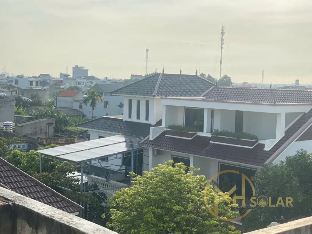 Lắp đặt điện mặt trời gia đình anh Mạnh