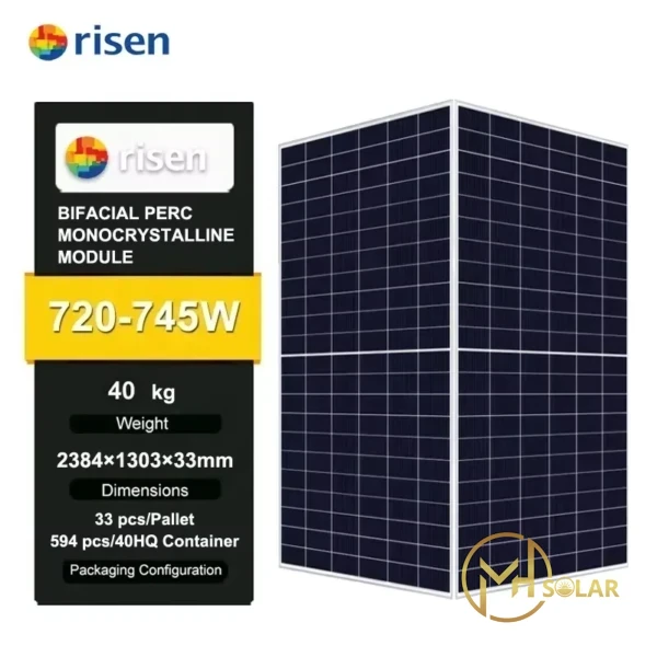 Tấm Pin Năng Lượng Mặt Trời Risen 720W