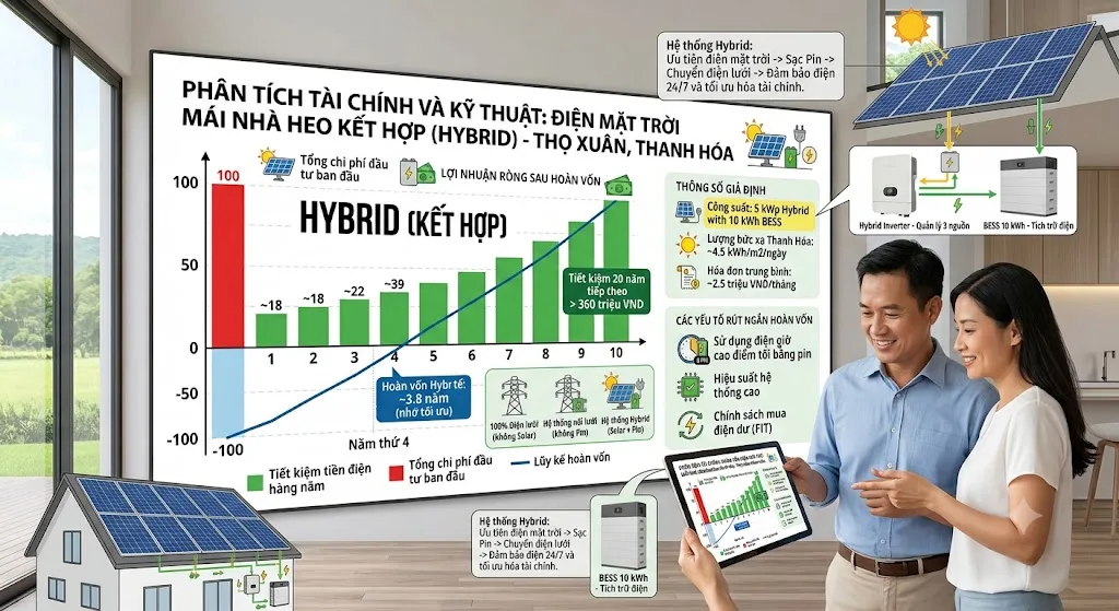 hoàn vốn điện mặt trời Thanh hoá