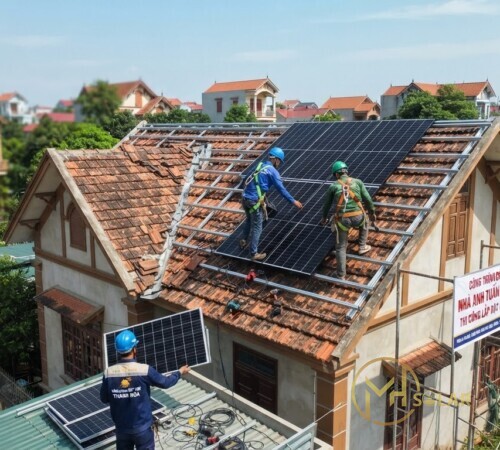 Cải Tạo Mái Nhà Bằng Tấm Pin Năng Lượng Mặt Trời Tại Thanh Hóa Bền Đẹp