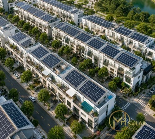 Lợi Ích Khổng Lồ Khi Lắp Điện Mặt Trời Áp Mái Cho Nhà Phố